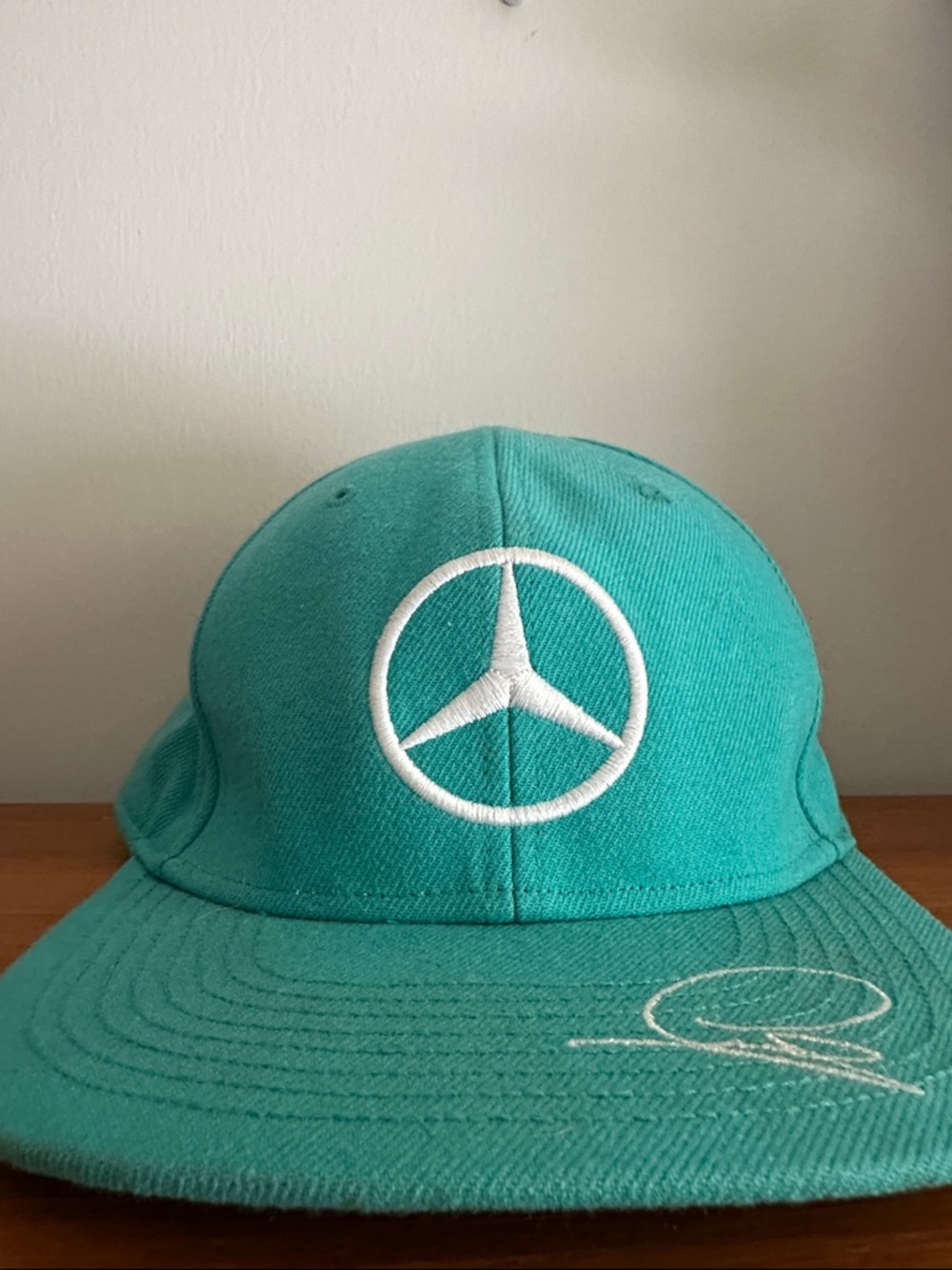 Mercedes-Benz Teal Logo Snapback Hat